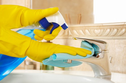 Cleaning shared office areas and workstations in Clapham