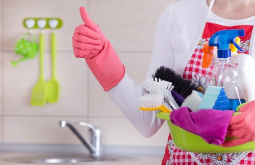 Kitchen and bathroom deep cleaning in a Clapham property