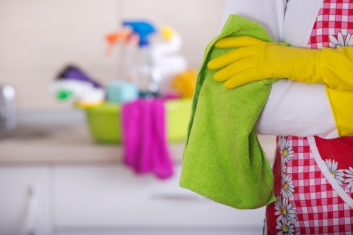 Professional stain removal on a mattress
