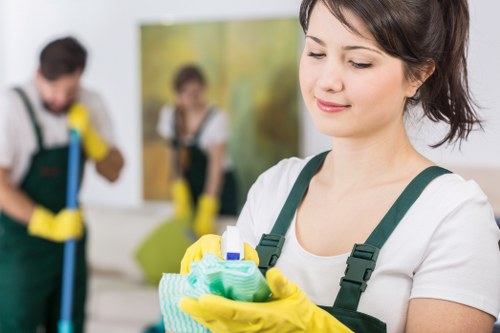 Booking confirmation and service details for cleaning services